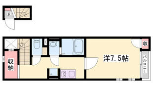 滝駅 徒歩11分 2階の物件間取画像